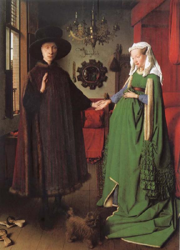 Jan Van Eyck Betrothal of the Arnolfinis France oil painting art